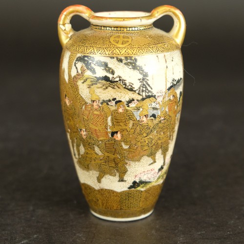 Vaso giapponese satsuma - vaso, con