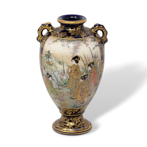 Vaso giapponese satsuma - vaso,