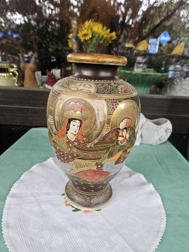 Vaso giapponese satsuma - vaso,