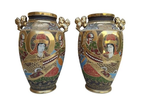 Antica coppia vasi - coppia, orientali