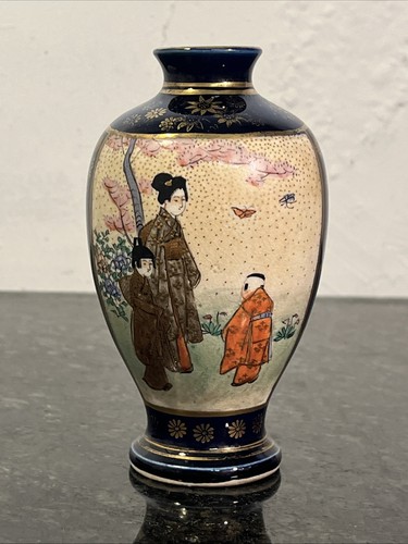 Vaso giapponese stile satsuma - vaso,