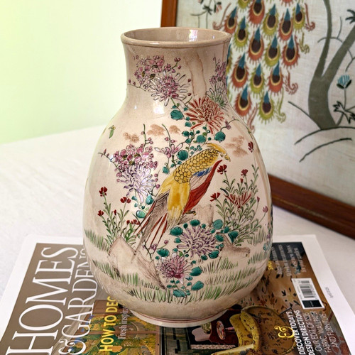 Antico vaso giapponese satsuma - antico,