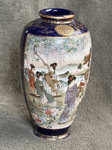 Antico vaso giapponese satsuma - vaso,