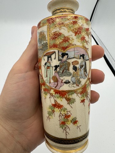 Satsuma vase gheisha - satsuma,