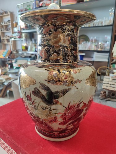 Vaso vintage stile satsuma - vaso,