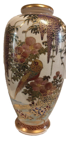 Vaso satsuma giapponese meiji - vaso,