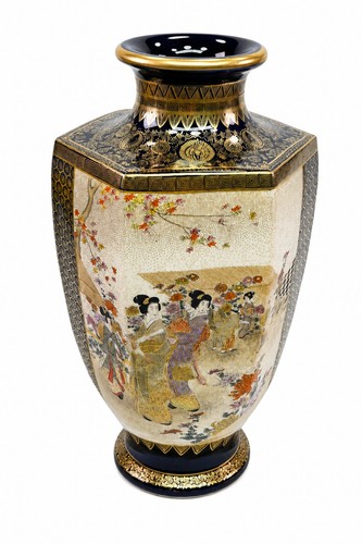 Antico vaso giapponese stile